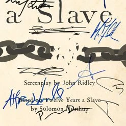 RARE-T 12 Years Of Slave Script Limited Signature Edition Studio Licensed Custom Frame