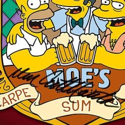 RARE-T The Simpsons Moe's Promotional Art Limited Signature Edition Studio Licensed Mini Poster Custom Frame Limited Edition Frames 12 RARE-T The Simpsons Moe's Promotional Art Limited Signature Edition Studio Licensed Mini Poster Custom Frame Limited Edition Frames