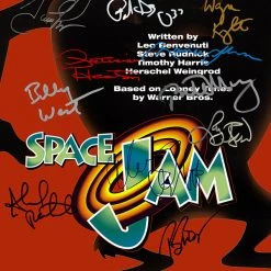RARE-T Space Jam 1996 Transcript Limited Signature Edition Studio Licensed Custom Frame 15 RARE-T Space Jam 1996 Transcript Limited Signature Edition Studio Licensed Custom Frame