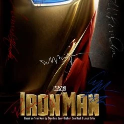 RARE-T Limited Edition Frames Iron Man Movie Script Limited Signature Edition Studio Licensed Custom Frame