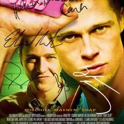 RARE-T Limited Edition Frames Fight Club Mini Poster Limited Signature Edition Studio Licensed Custom Frame