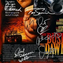 RARE-T From Dusk Till Dawn Mini Poster Limited Signature Edition Studio Licensed Custom Frame
