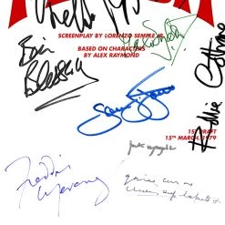 RARE-T Limited Edition Frames Flash Gordon Script Limited Signature Edition Studio Licensed Custom Frame