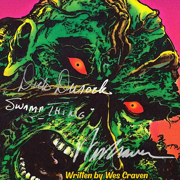 RARE-T Swamp Thing 1982 Script Limited Signature Edition Studio Licensed Custom Frame Limited Edition Frames 6 RARE-T Swamp Thing 1982 Script Limited Signature Edition Studio Licensed Custom Frame Limited Edition Frames