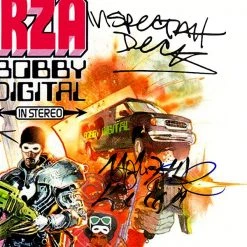 G.R.O. Limited Edition Frames RZA - As Bobby Digital In Stereo Gold LP Limited Signature Edition Studio Licensed Custom Frame 15 G.R.O. Limited Edition Frames RZA - As Bobby Digital In Stereo Gold LP Limited Signature Edition Studio Licensed Custom Frame