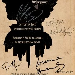 RARE-T Sherlock Script Limited Signature Edition Studio Licensed Custom Frame Limited Edition Frames