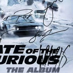 RARE-T The Fate Of The Furious - The Album Platinum LP Limited Signature Edition Studio Licensed Custom Frame Limited Edition Frames