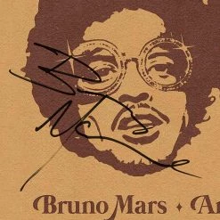 RARE-T Silk Sonic - An Evening With Platinum LP Limited Signature Edition Studio Licensed Custom Frame Limited Edition Frames