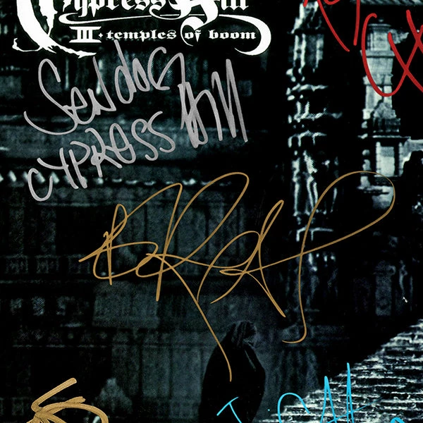 RARE-T Cypress Hill III - Temples Of Boom Gold LP Limited Signature Edition Studio Licensed Custom Frame 5 RARE-T Cypress Hill III - Temples Of Boom Gold LP Limited Signature Edition Studio Licensed Custom Frame