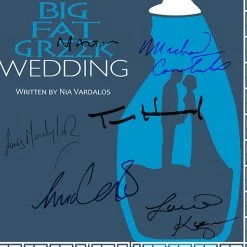 RARE-T My Big Fat Greek Wedding Transcript Limited Signature Edition Studio Licensed Custom Frame 16 RARE-T My Big Fat Greek Wedding Transcript Limited Signature Edition Studio Licensed Custom Frame