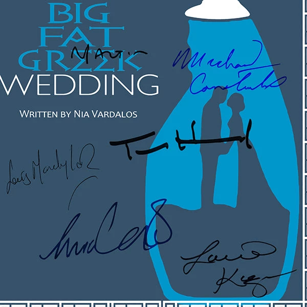 RARE-T My Big Fat Greek Wedding Transcript Limited Signature Edition Studio Licensed Custom Frame 6 RARE-T My Big Fat Greek Wedding Transcript Limited Signature Edition Studio Licensed Custom Frame