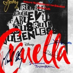 RARE-T Limited Edition Frames Cruella Transcript Limited Signature Edition Studio Licensed Custom Frame