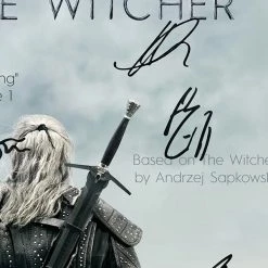 RARE-T Limited Edition Frames The Witcher Script Limited Signature Edition Studio Licensed Custom Frame