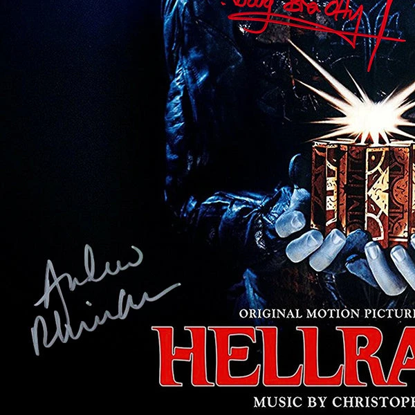 Rare-T Hellraiser - Original Motion Picture Soundtrack Gold LP Limited Signature Edition Studio Licensed Custom Frame Limited Edition Frames 5 Rare-T Hellraiser - Original Motion Picture Soundtrack Gold LP Limited Signature Edition Studio Licensed Custom Frame Limited Edition Frames