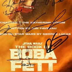 RARE-T Limited Edition Frames The Book Of Boba Fett Transcript Limited Signature Edition Studio Licensed Custom Frame
