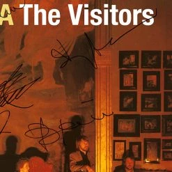 RARE-T Limited Edition Frames Abba - The Visitors Gold LP Limited Signature Edition Studio Licensed Custom Frame