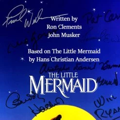RARE-T The Little Mermaid Script Limited Signature Edition Studio Licensed Custom Frame 16 RARE-T The Little Mermaid Script Limited Signature Edition Studio Licensed Custom Frame