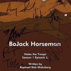 RARE-T Limited Edition Frames BoJack Horseman Script Limited Signature Edition Studio Licensed Custom Frame