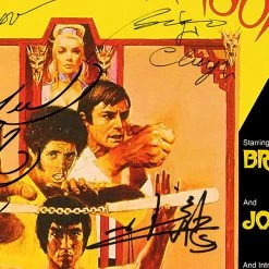 RARE-T Enter The Dragon - Original Motion Picture Soundtrack LP Cover Limited Signature Edition Studio Licensed Custom Frame Limited Edition Frames
