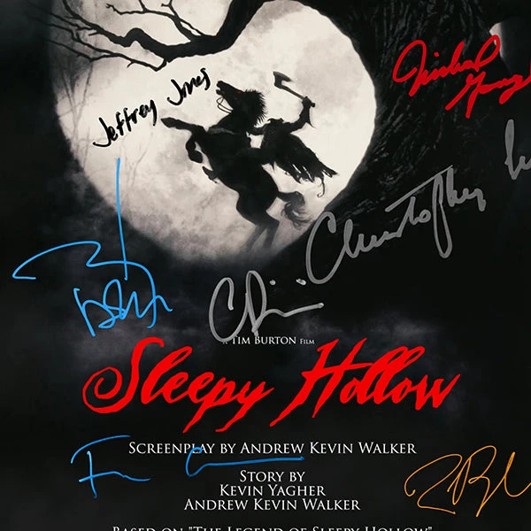 RARE-T Sleepy Hollow Script Limited Signature Edition Studio Licensed Custom Frame 5 RARE-T Sleepy Hollow Script Limited Signature Edition Studio Licensed Custom Frame