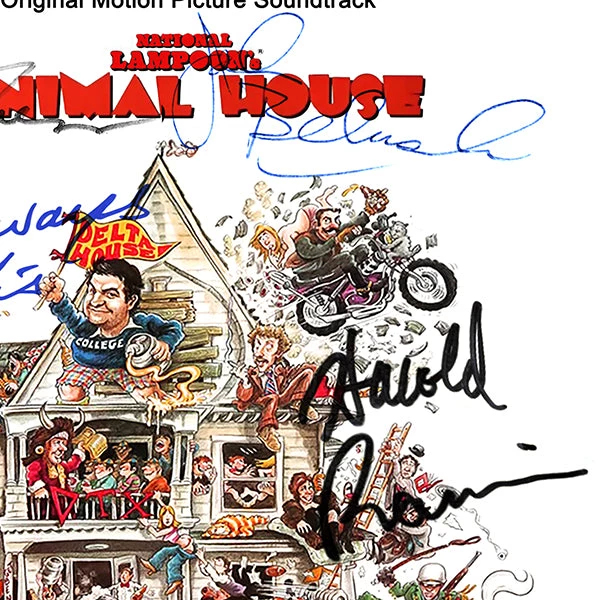 RARE-T NEW Animal House - Original Motion Picture Soundtrack Platinum LP Limited Signature Edition Studio Licensed Custom Frame 4 RARE-T NEW Animal House - Original Motion Picture Soundtrack Platinum LP Limited Signature Edition Studio Licensed Custom Frame