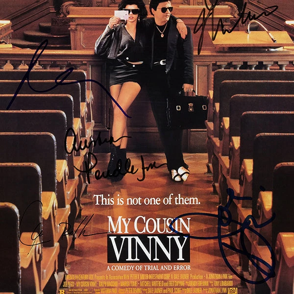 RARE-T My Cousin Vinny Movie Mini Poster Limited Signature Edition Studio Licensed Custom Frame NEW 4 RARE-T My Cousin Vinny Movie Mini Poster Limited Signature Edition Studio Licensed Custom Frame NEW