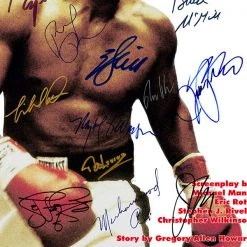 RARE-T Ali Script Limited Signature Edition Studio Licensed Custom Frame Sports Memorabilia
