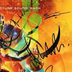 RARE-T Thor Ragnarok - Original Motion Picture Soundtrack LP Cover Limited Signature Edition Studio Licensed Custom Frame