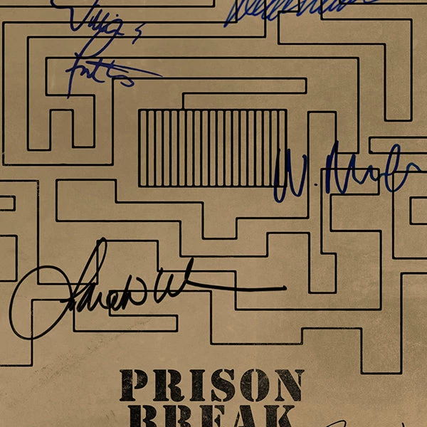 RARE-T Prison Break Script Limited Signature Edition Studio Licensed Custom Frame 5 RARE-T Prison Break Script Limited Signature Edition Studio Licensed Custom Frame