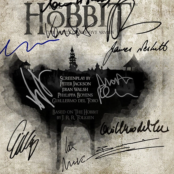 RARE-T The Hobbit Battle Of The Five Armies Script Limited Signature Edition Studio Licensed Custom Frame 5 RARE-T The Hobbit Battle Of The Five Armies Script Limited Signature Edition Studio Licensed Custom Frame