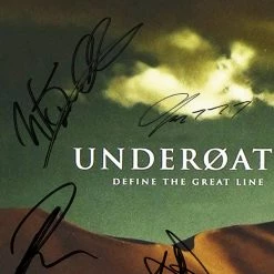 RARE-T Underoath - Define The Great Line LP Cover Limited Signature Edition Studio Licensed Custom Frame