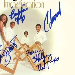 RARE-T Gladys Knight And The Pips - Imagination Platinum LP Limited Signature Edition Studio Licensed Custom Frame
