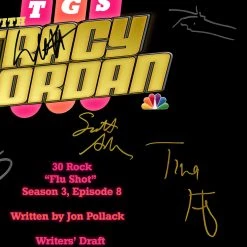 RARE-T Limited Edition Frames 30 Rock Script Limited Signature Edition Studio Licensed Custom Frame