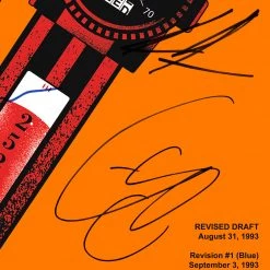 RARE-T Speed Script Limited Signature Edition Studio Licensed Custom Frame Limited Edition Frames