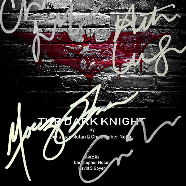 RARE-T Limited Edition Frames Batman The Dark Knight Script Limited Signature Edition Studio Licensed Custom Frame 5 RARE-T Limited Edition Frames Batman The Dark Knight Script Limited Signature Edition Studio Licensed Custom Frame