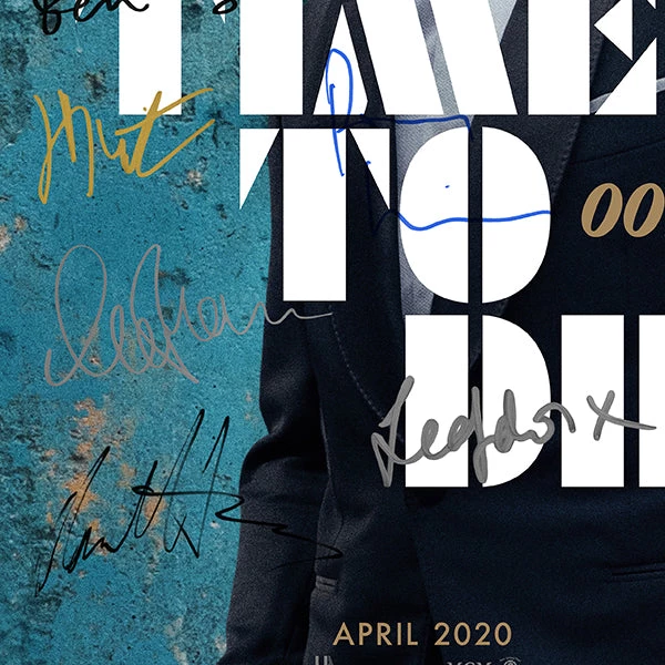 RARE-T James Bond No Time To Die Mini Poster Limited Signature Edition Studio Licensed Custom Frame 4 RARE-T James Bond No Time To Die Mini Poster Limited Signature Edition Studio Licensed Custom Frame