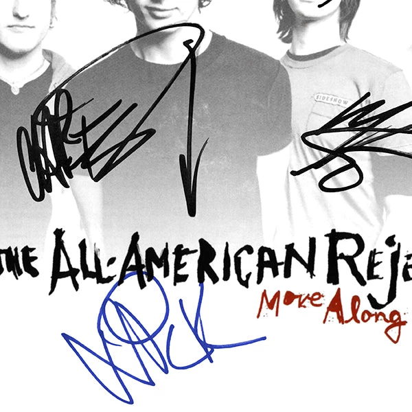 RARE-T All-American Rejects - Move Along LP Cover Limited Signature Edition Studio Licensed Custom Frame 5 RARE-T All-American Rejects - Move Along LP Cover Limited Signature Edition Studio Licensed Custom Frame