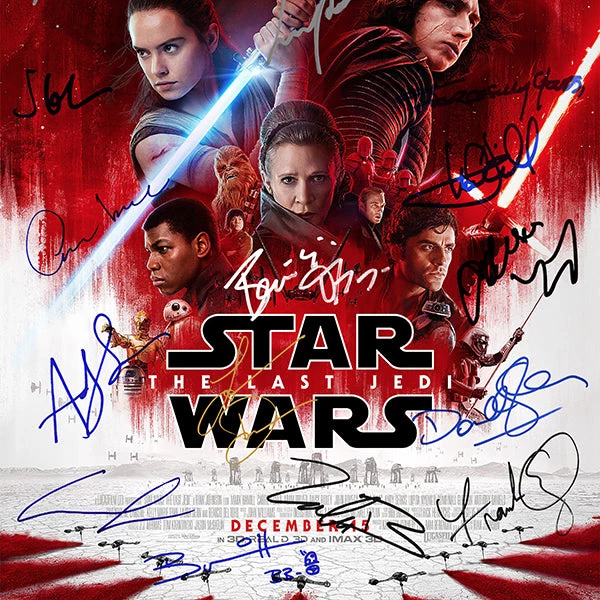 RARE-T Limited Edition Frames Star Wars The Last Jedi Mini Poster Limited Signature Edition Studio Licensed Custom Frame 4 RARE-T Limited Edition Frames Star Wars The Last Jedi Mini Poster Limited Signature Edition Studio Licensed Custom Frame
