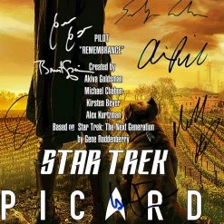 RARE-T Star Trek: Picard Script Limited Signature Edition Studio Licensed Custom Frame