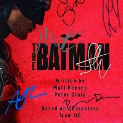 RARE-T The Batman 2022 Transcript Limited Signature Edition Studio Licensed Custom Frame