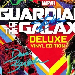 RARE-T Guardians Of The Galaxy Movie Soundtrack Platinum LP Limited Signature Edition Licensed Custom Frame 16 RARE-T Guardians Of The Galaxy Movie Soundtrack Platinum LP Limited Signature Edition Licensed Custom Frame