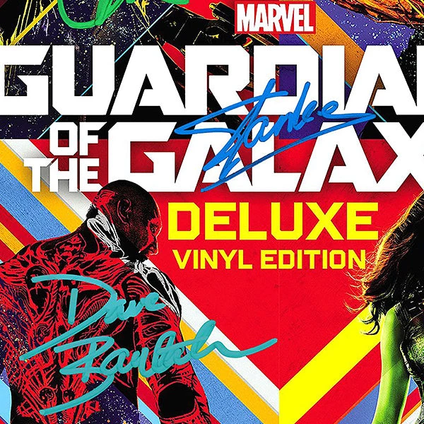 RARE-T Guardians Of The Galaxy Movie Soundtrack Platinum LP Limited Signature Edition Licensed Custom Frame 4 RARE-T Guardians Of The Galaxy Movie Soundtrack Platinum LP Limited Signature Edition Licensed Custom Frame