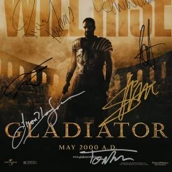 RARE-T Limited Edition Frames Gladiator Mini Poster Limited Signature Edition Custom Frame