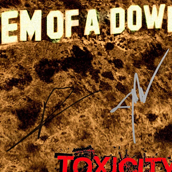 RARE-T System Of A Down - Toxicity Platinum LP Limited Signature Edition Studio Licensed Custom Frame 5 RARE-T System Of A Down - Toxicity Platinum LP Limited Signature Edition Studio Licensed Custom Frame