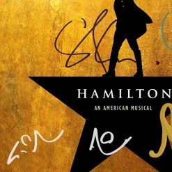 RARE-T Limited Edition Frames Hamilton - Original Broadway Cast Recordings Platinum LP Limited Signature Edition Studio Licensed Custom Frame