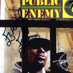 RARE-T Limited Edition Frames Public Enemy - It Takes A Nation Of Millions To Hold Us Back Platinum LP Limited Signature Edition Studio Licensed Custom Frame