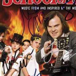 RARE-T School Of Rock - Soundtrack Platinum LP Limited Signature Edition Studio Licensed Custom Frame Limited Edition Frames