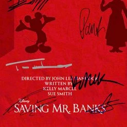 RARE-T Saving Mr. Banks Script Limited Signature Edition Studio Licensed Custom Frame NEW