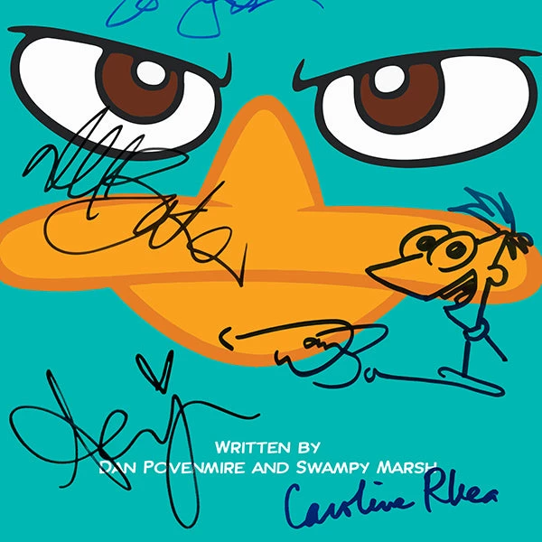 RARE-T Phineas And Ferb Script Limited Signature Edition Studio Licensed Custom Frame Limited Edition Frames 4 RARE-T Phineas And Ferb Script Limited Signature Edition Studio Licensed Custom Frame Limited Edition Frames