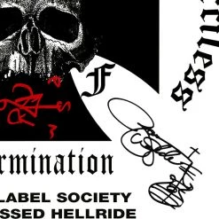 RARE-T Limited Edition Frames Black Label Society The Blessed Hellride LP Cover Limited Signature Edition Studio Licensed Custom Frame 12 RARE-T Limited Edition Frames Black Label Society The Blessed Hellride LP Cover Limited Signature Edition Studio Licensed Custom Frame